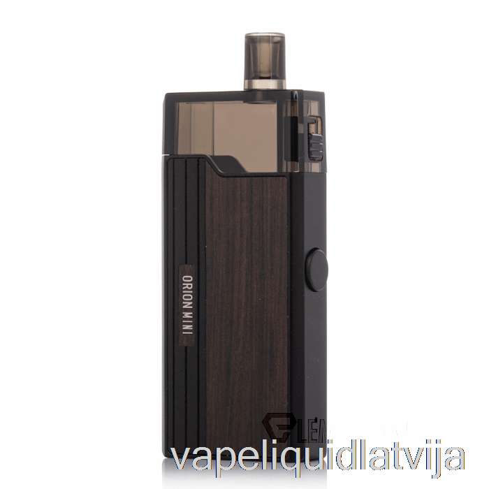 Pazudis Vape Orion Mini 17w Pod Sistēma Melns Brūns Koka Vape šķidrums